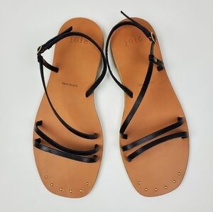 Joie Baja Leather Strappy Flat Sandal NEW 37.5